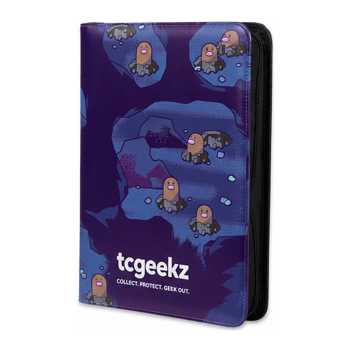 binder-angle TCGeekz Diglett's Cave Zip Binder - Image 1