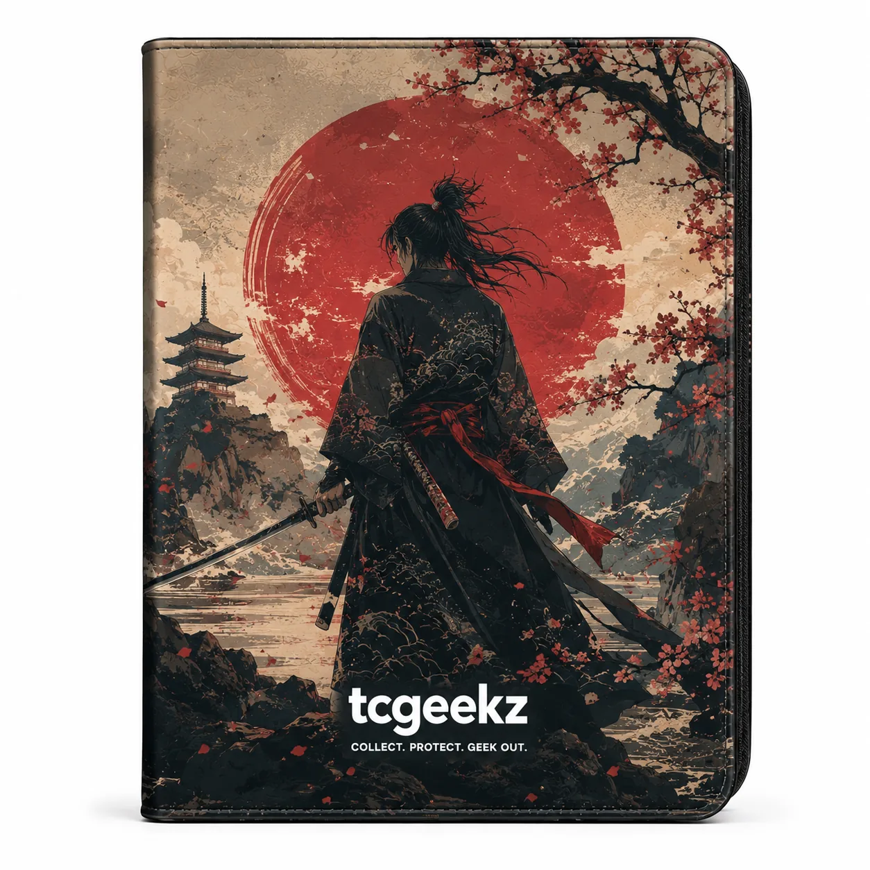 tcgeekz-ronin-zip-binder-front TCGeekz Ronin Zip Binder - Image 1