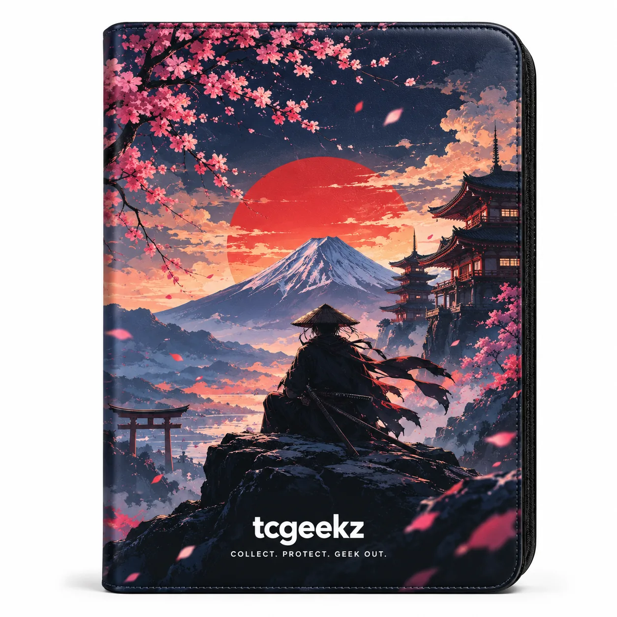 tcgeekz-sakura-summit-zip-binder-front TCGeekz Sakura Summit Zip Binder - Image 1